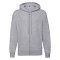 Felpa con zip con cappuccio